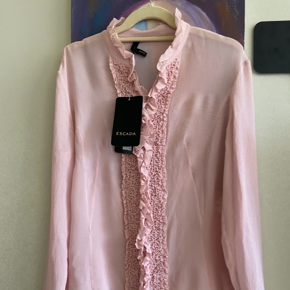 NWT 1095$ ESCADA 100% silk Eu 36 US 10-12